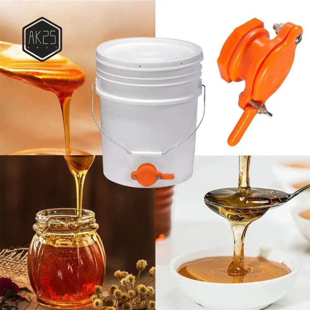 

AK25-5 шт. клапан для медовых ворот для ведра, прочные медовые ворота, кран для экстрактора меда, принадлежности для пчеловодства