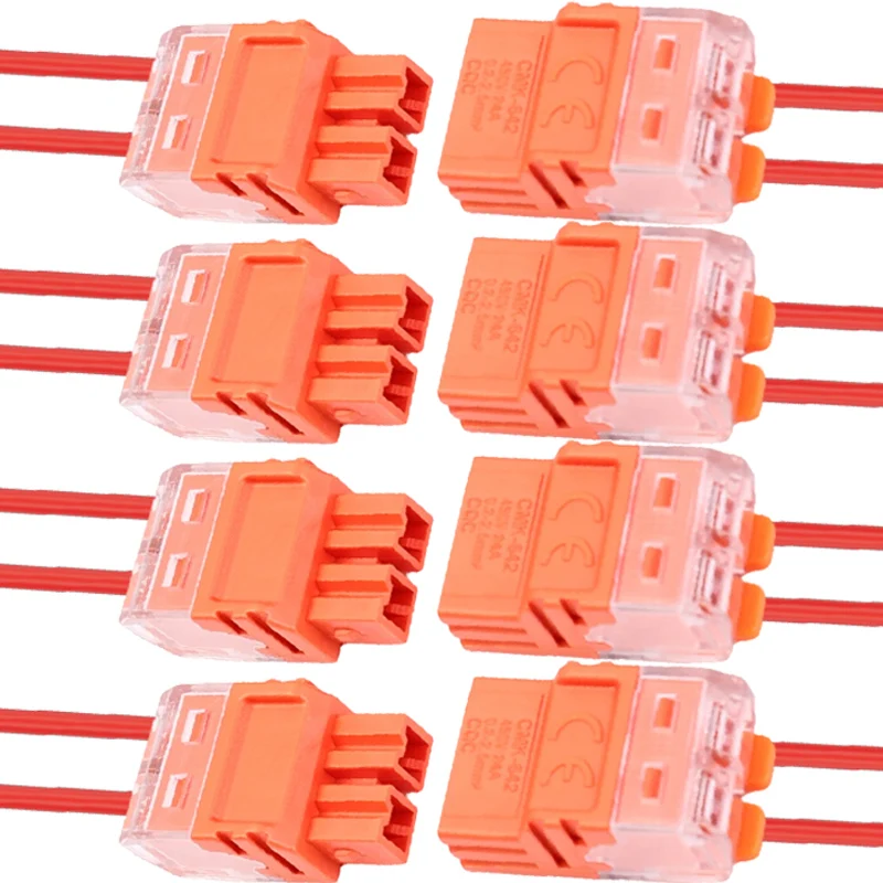 

1-10 шт., электрические быстрые рычажные разъемы 2/3P для компактной вилки, клеммные колодки, универсальный разъем