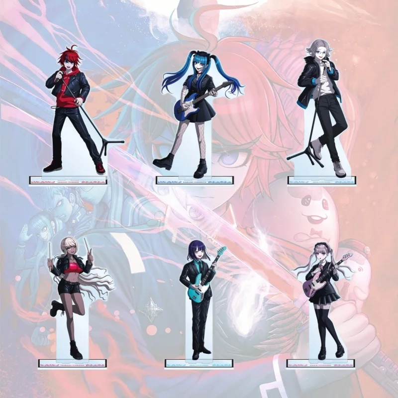 Band Version Game Hundred Line Acrylic stand Anime Takumi Darumi Eito Ima Model Figure Cosplay Plate Holder Topper Keychain