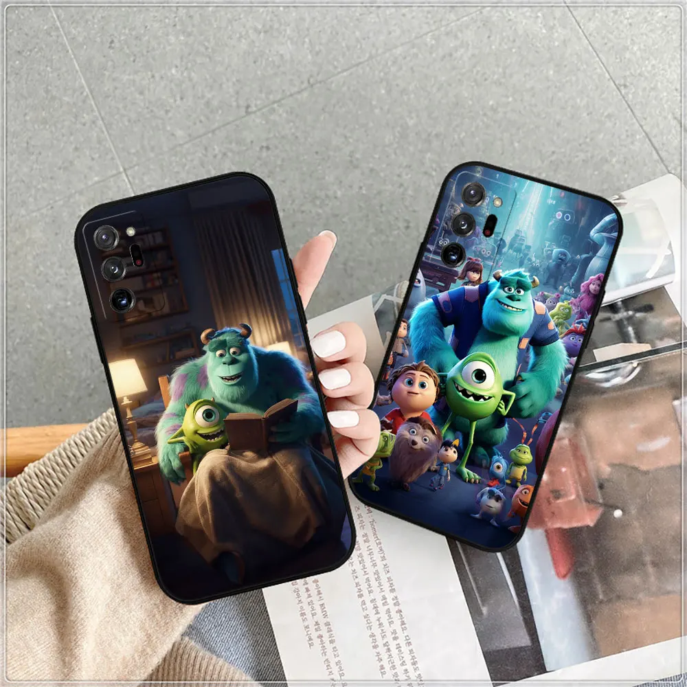 Disney Sullivan Monsters Inc Case For Samsung Galaxy A15 A14 A13 A06 A05S Note 20 Ultra Pro M62 M54 M51 A80 A70 A50 Black Cover