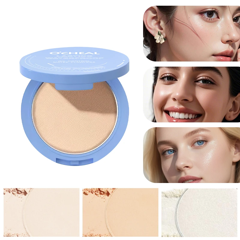 Natural Finish Loose Powder For Oil Control Waterproof Setting Makeup Smooth Pressed Cake Silk Soft Mist Concealer  Makeup