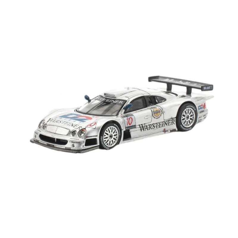 POP RACE 1:64 CLK GTR C297 Die Casting Alloy Car Model Desktop Ornament Collection Souvenir. view 3