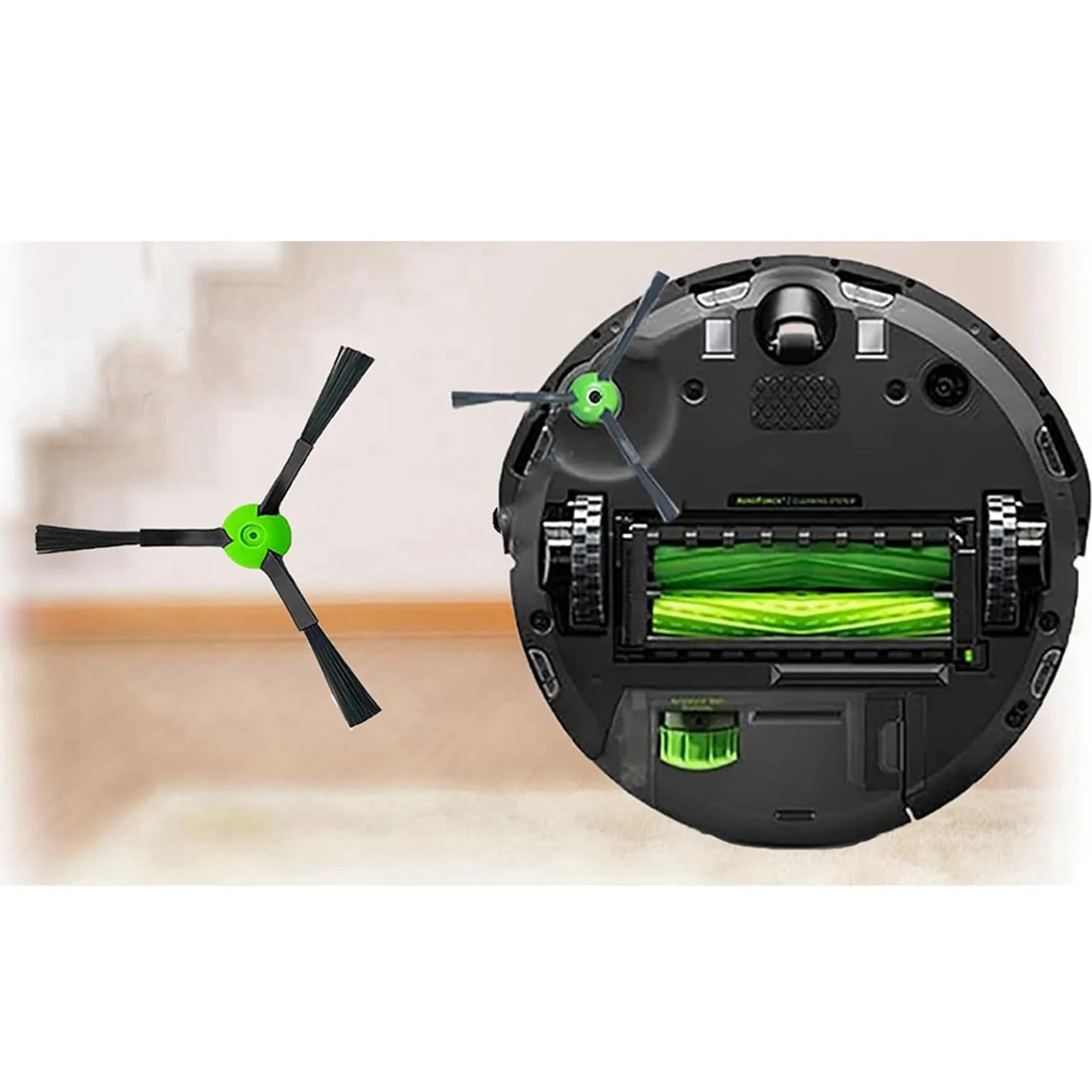 A21F-2Set Side Brushes For Irobot Roomba E, I, & J Series E5, E6, I1, I1+, I3, I3+, I4, I4+, I6, I6+, I7, I7+, I8, I8+, J7