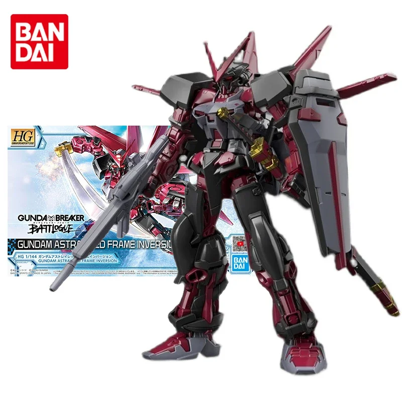 Bandai Genuine Gundam Model Kit Anime Figure HG 1/144 Astray Red Frame Inversion Gunpla Anime Action Figure Toys for Children