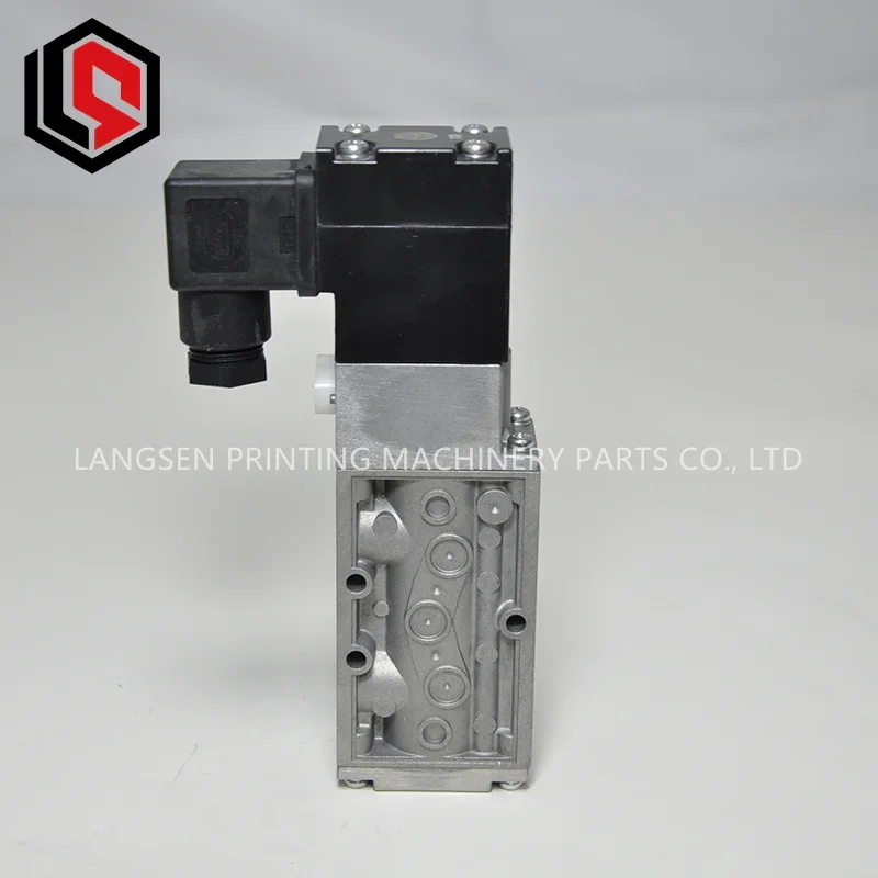 Original 4F210-08 high temperature solenoid valve 220VAC HIGH QUALITY PRINTING MACHINE PARTS XL105 CX102 CD102