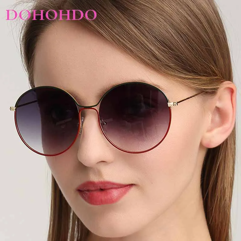 

Trendy Retro Round Metal Frame Women Sunglasses Luxury Brand Designer Men Sunglass Outdoor Travel Eyewear Ladies Lentes UV400