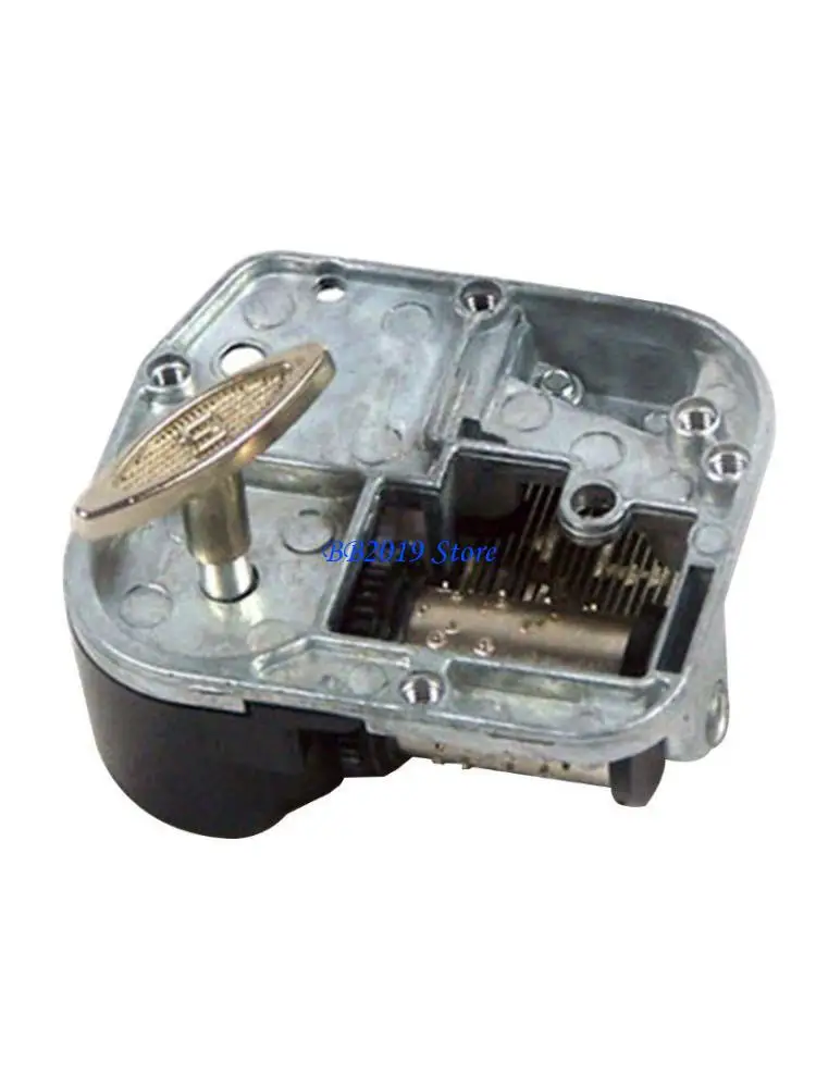 

Q0KB 8 тонов музыкальная шкатулка механизм механический часовой механизм DIY Windup вращающийся музыкальный замок в небе или на