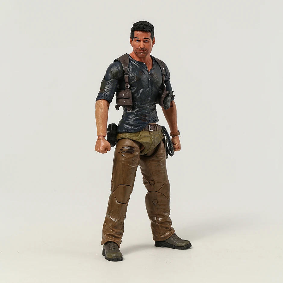 NECA Uncharted 4 A thief's end NATHAN DRAKE 7 Inches Action Figure with Accessories Model Figure Toy