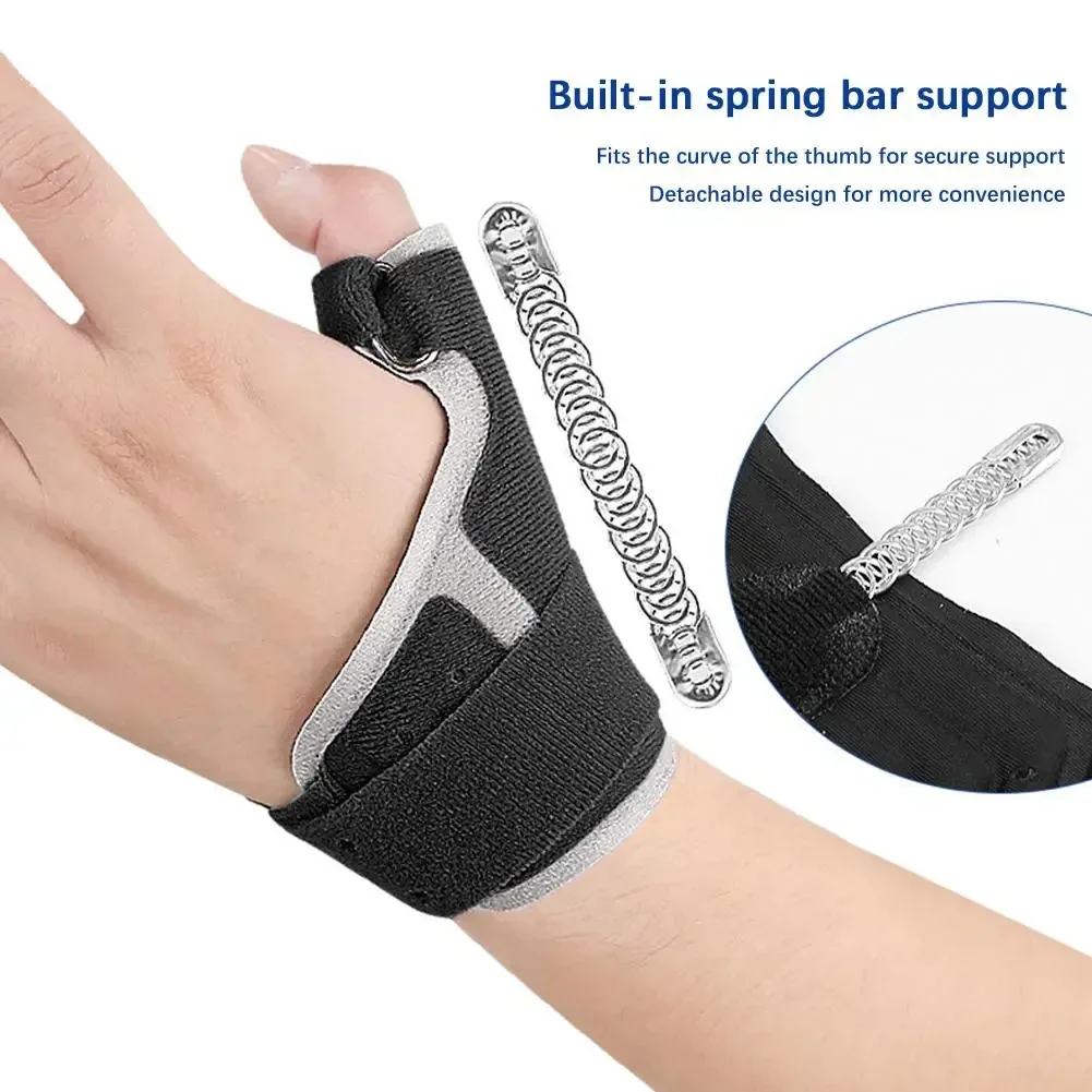 Thumb Wrist Guard Compression Thumb Fixed Wrist Guard Hand Sprain Tendinitis Wristband Wrist Support Sports  Gym Training Wraps