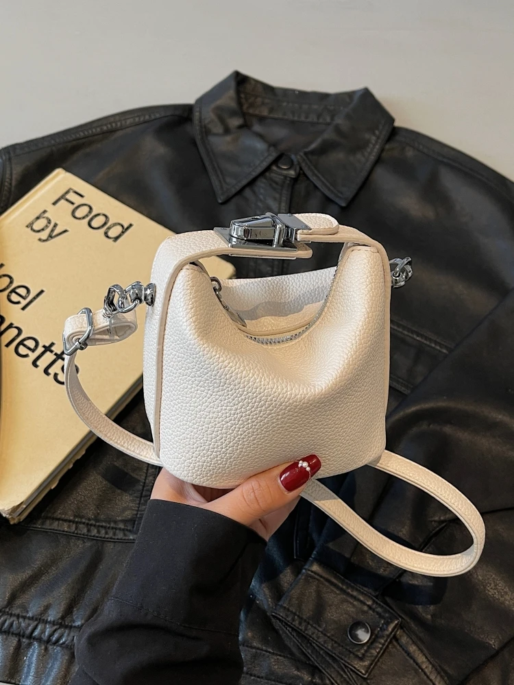 

Женская сумка через плечо Ele Oulder с мягкой текстурой, сумка Sli Design, держатель для губной помады, модный тренд 2025