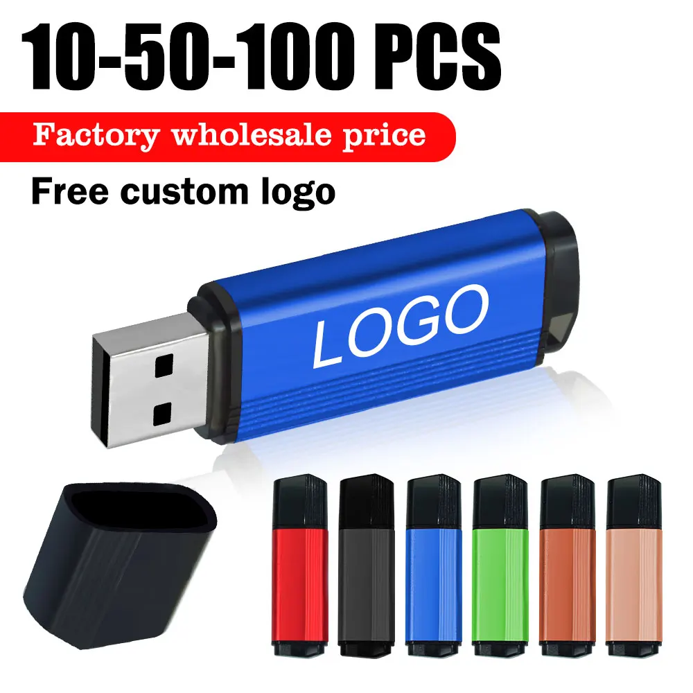 

10/50/100PCS of High Speed USB Flash Disk 4GB 8GB 16GB 32GB 64GB Large Capacity Memory Stick USB2.0 Thumb Drive Free Custom Logo