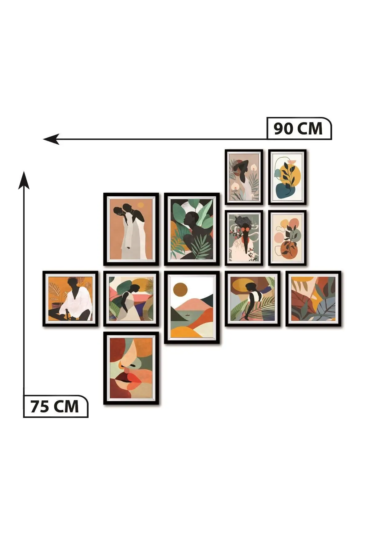 12 Stuk Vogel Papier Muur Poster Tafel Set Frame Look