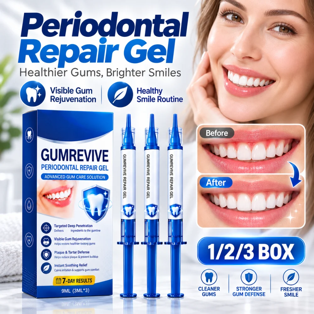 GumRevive Periodontal Repair Gel 9ml Targeted Gum Care Reduce Plaque Tartar Buildup Soothing Sensitive Gums Oral Care