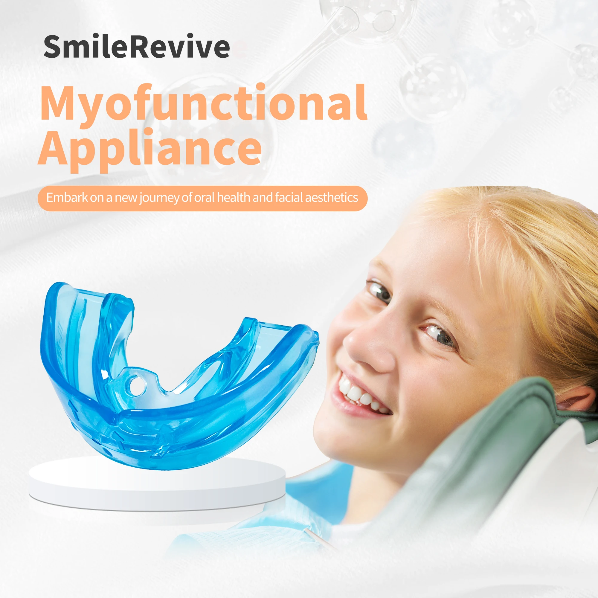 

SmileRevive Myofunctional Appliance Mixed Dentition Class III (for 5-10 years pld) Stage 1