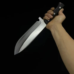 8 Inch Wood Chopper Knife BG42 Aviation Special Steel Blade Sharp Chop Machete Hatchet Cleaver Handmade Longquan Kitchen Knives