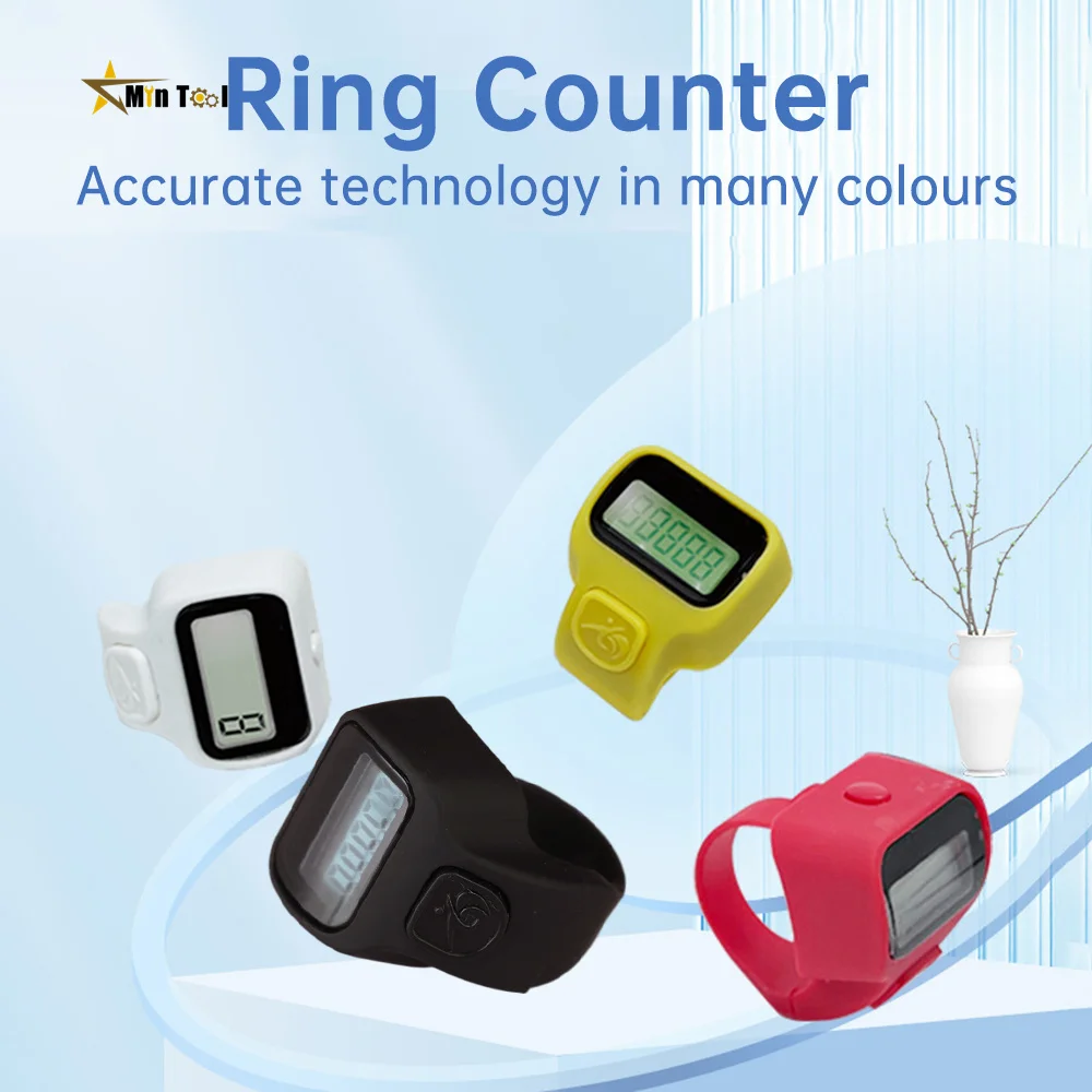 Electronic Counter Unique Design Mini Ring Counting Electronic Counting Tool People Flow Counter Easy To Use Counter