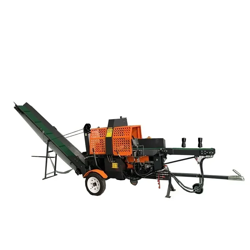 Automatic Firewood Cutter Kindling Chipper Manual Log Splitter Wood Processor Splitting Machine