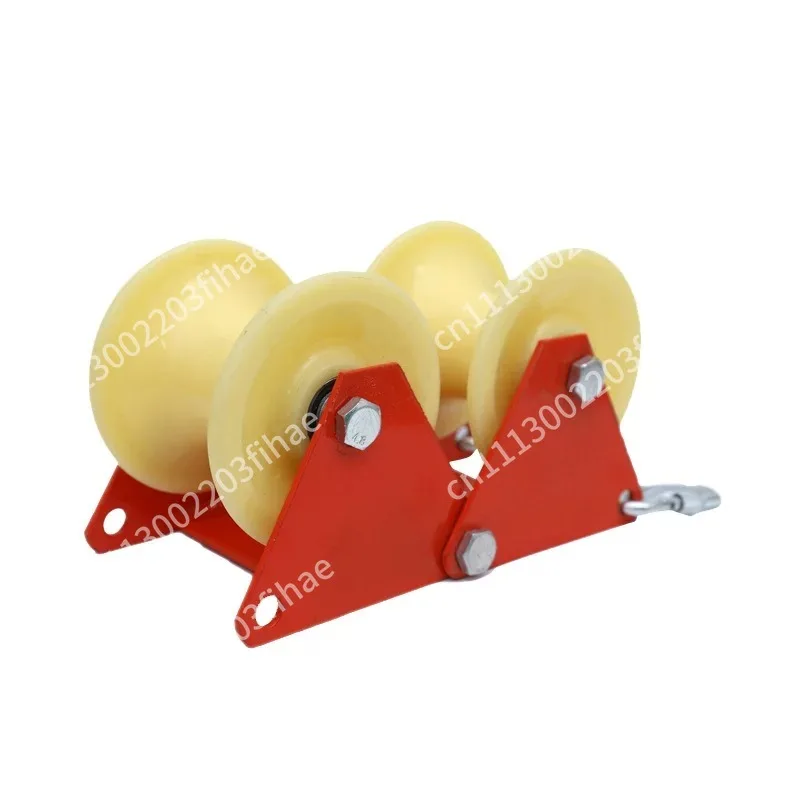 High-altitude special hanger safety rope, manual lifting rope, collector rope labor-saving external wall card angle pulley