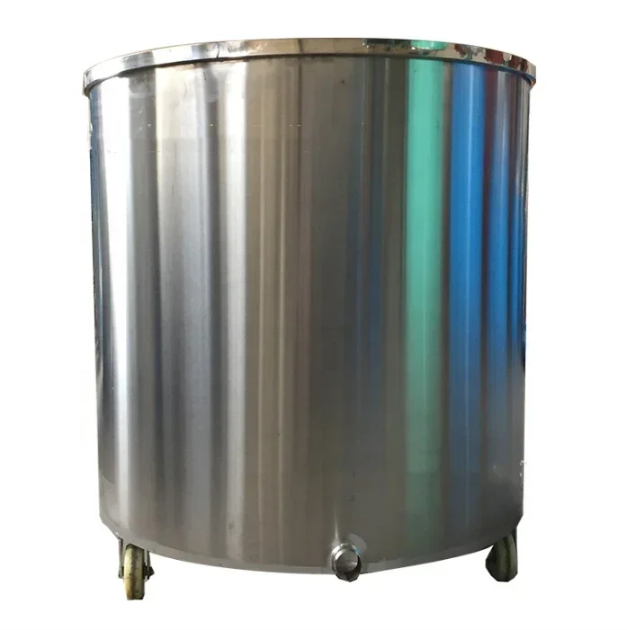 

100l 200l 500l 1000l 1500l 2000l Stainless Steel Mobile Chemical Storage Tank Equipment with Wheels