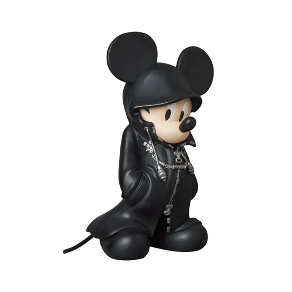 35cm Disney Anime König Mickey Mouse Action figur Harz Statue Figur Umhang der Dunkelheit Mickey Home Room Decor Ornament Geschenk