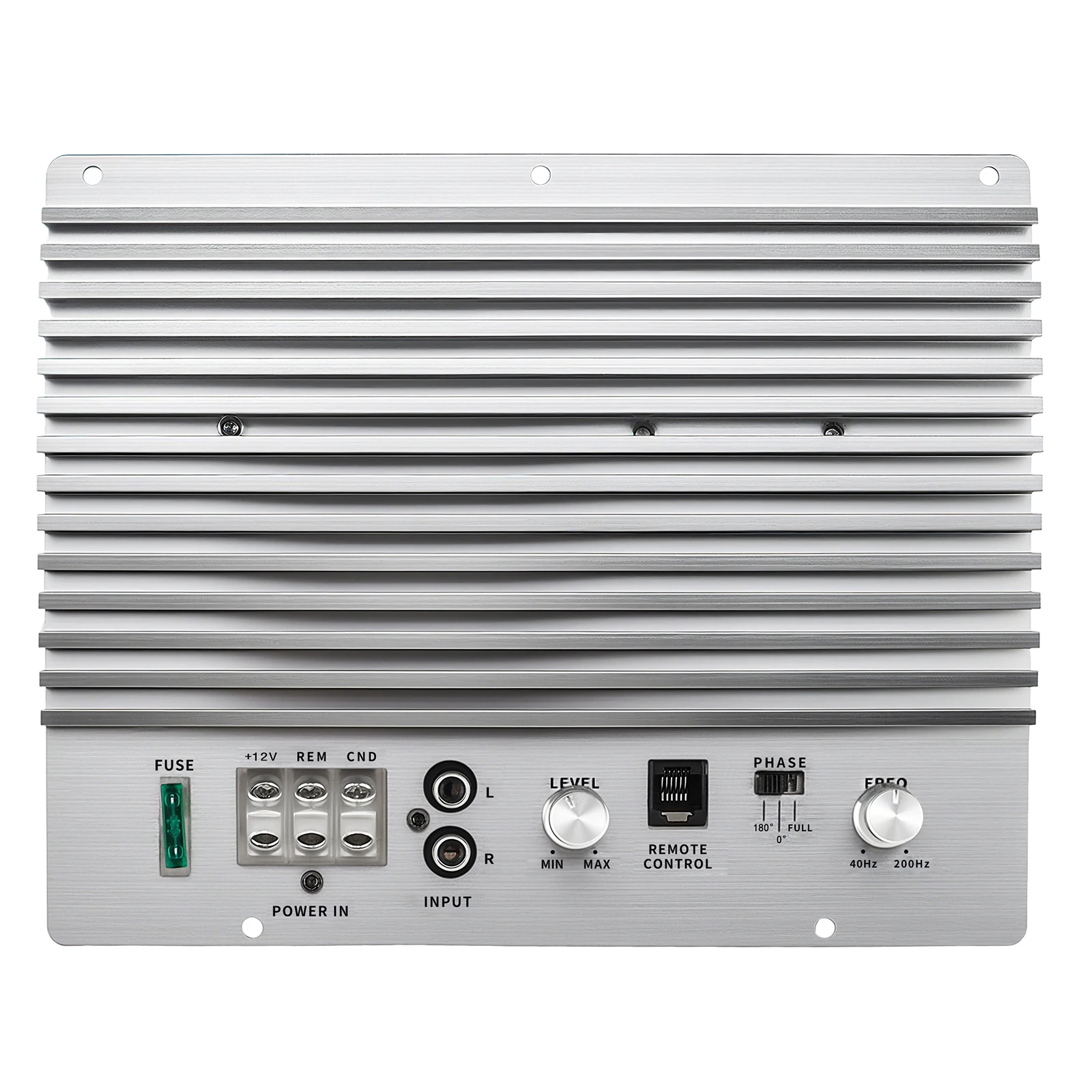 1000W Class AB Digital Aluminum Alloy 2 Channel Silver Car Audio AMP Subwoofer Amplifier Universal Auto Audio Power Amplifier