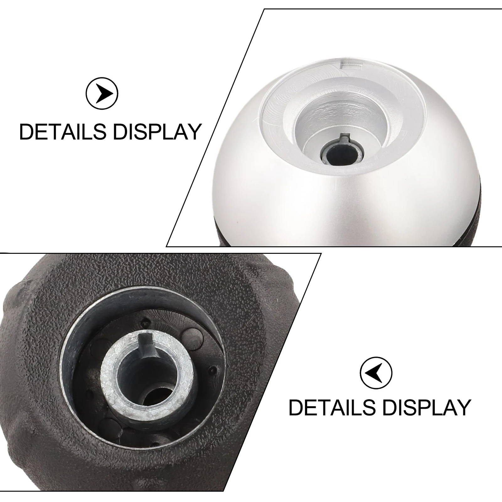 Shift Knob Cover for Fiat 500 for 500c 2007 2018 Protective Gear Head Replacement Designed to Improve Shift Handling