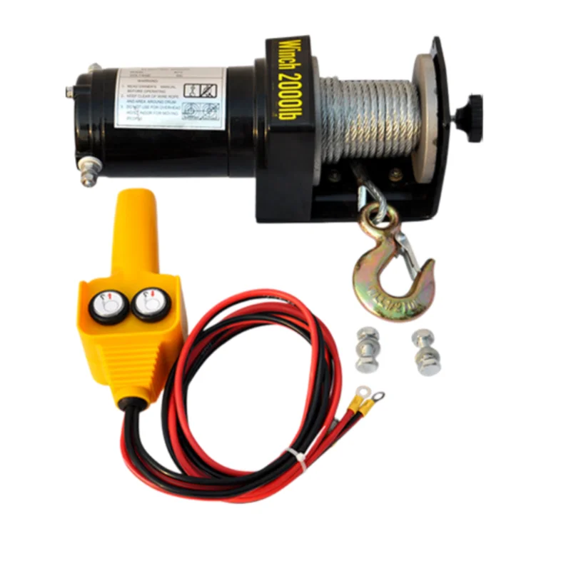 12v Boat Anchor Electric Winch Dc Motor 12V 24V 48V 6000 Lb 6000 Lbs 6000lbs Car Truck Electric Winch Pickup Truck Crane