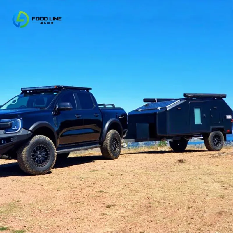 Customized Australian Standard Off-Road Camper Trailer Folding Caravan With Tent