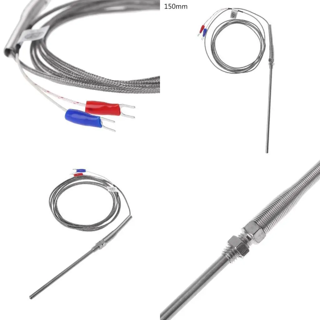 

652F K Thermocouple High Temperature Wire Cable Thread 50/100/150/200mm