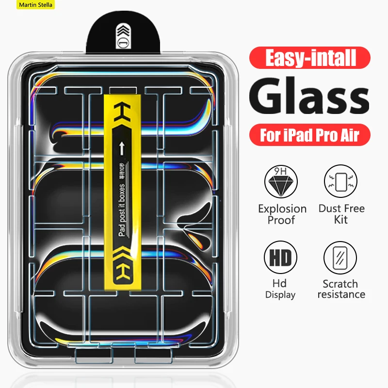 

Tempered Glass Screen Protector for iPad Air 11 13 M4 M3 M2 Pro 11 13 M5 M4 Air 5 4 1 2 3 9.7 10.5 Film Easy Install