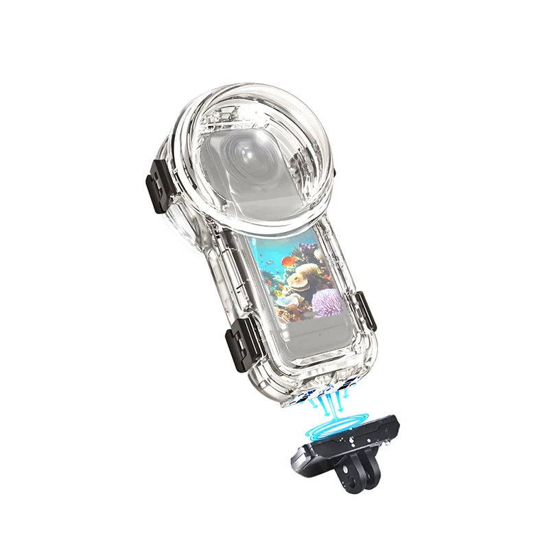 Tauchgehäuse für Insta360 X5, wasserdichter Schutz für Insta 360 X5, Unterwasser-Tauchschale, 60 m, Tiefsee-Fotografie-Zubehör – Detail 17