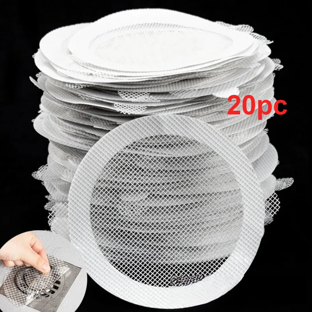 

Disposable Anti-blocking Filter Floor Drain Sticker Mesh Hair Catcher Stopper Shower Drain Cover Kitchen Bathroom Sink Blocker