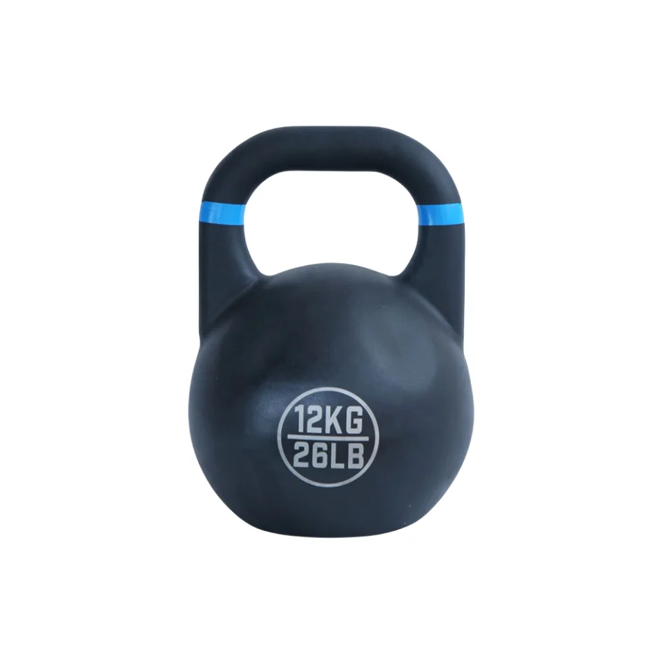 

10KG All-steel Competitive Rubber Kettlebell Frosted Non-slip Environmental Protection Men And Women's Home Butt Squat Artifact