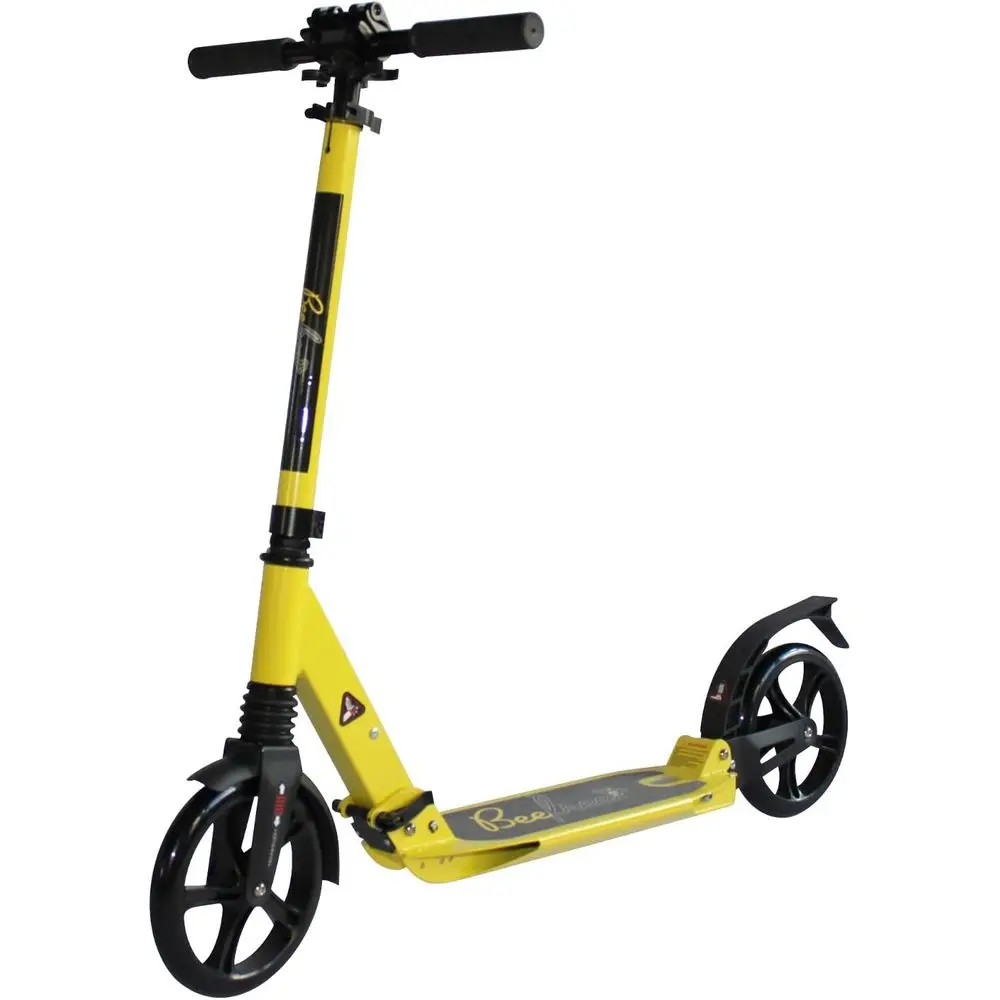 

Самокат с регулируемой высотой для всех возрастов: складной, с противоскользящими шинами, задним тормозом, амортизацией