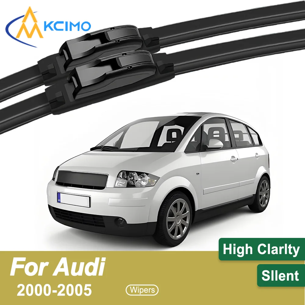 

Crystal Clear Driving 2PCS Windshield Wiper Blades for Audi A2 8Z 2000-2005 All-Weather Reliability Durable & Safe