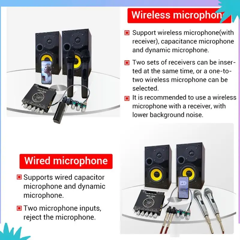 ABZW ZK-DAM L1 2.1 Channel BT5.0 Amplifier Board TPA3251D2 220Wx2&350W High Power Subwoofer Amplifier Boards Subwoofer