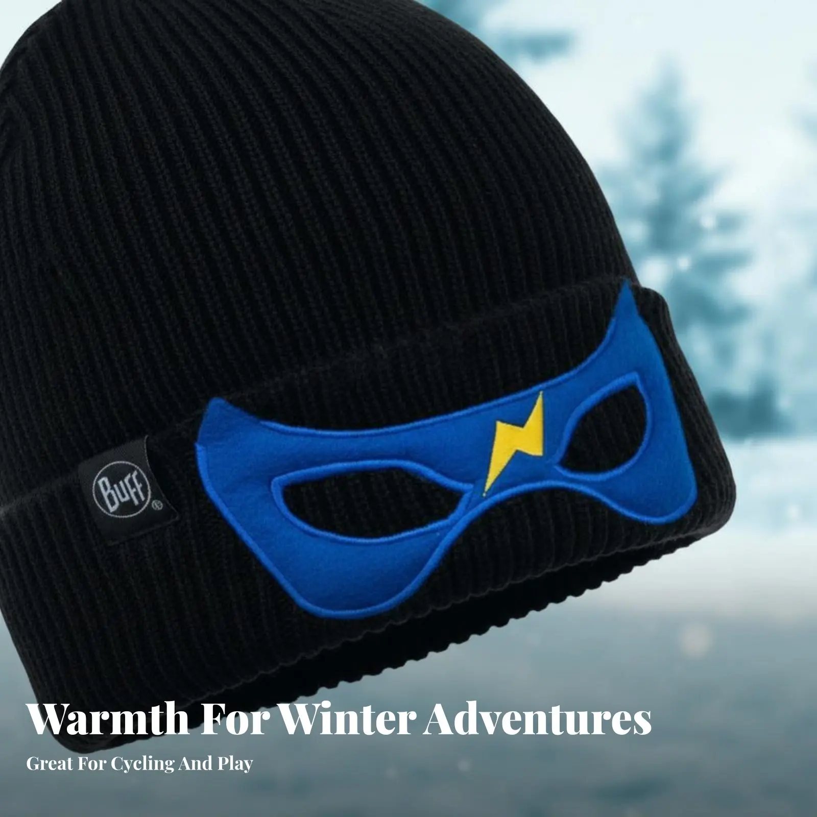 Children's Knitted Neck Warmer, Autumn Winter Outdoor Scarf, Breathable, Warm, Cycling, Cold Protection - view 3