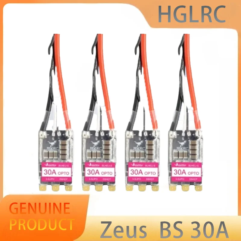 

HGLRC 30A BLHELIS 16.5 BB2 DSHOT600 Brushless ESC 3-5S for RC FPV Freestyle Drone DIY Parts