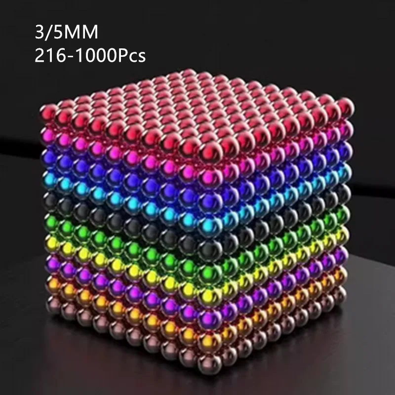 2024 Construction Designer Magnetic Set Beading Balling Building Colored Magneting Creative