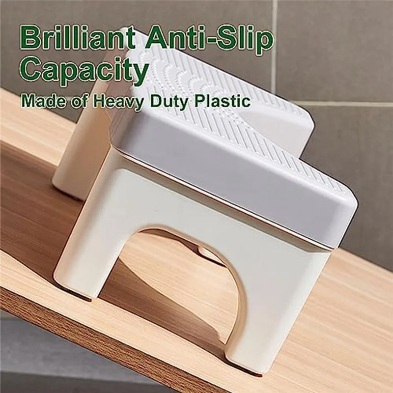 【Flash-Deal!】Squatting Toilet Poop Stool, Adult Portable Plastic Poop Stool, Adult Toilet Poop Stool, Children's Poop Stool Dura