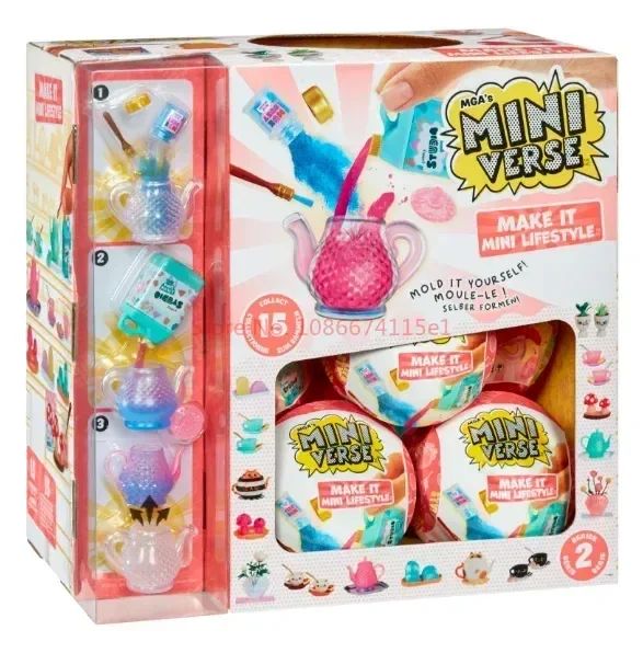 Mga Miniverse Make It Mini Spa Collection, accessoires de spa, jouets de beurre, coffret cadeau pour filles, enfants, bricolage