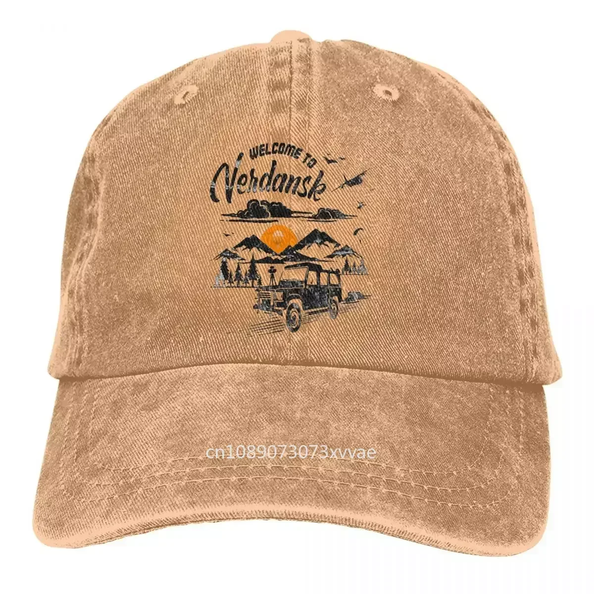Летняя кепка, солнцезащитный козырек, добро пожаловать в верданск, черные кепки в стиле хип-хоп, ковбойская Кепка для игры в трансляцию по воздуху и стрельбы, регулируемые кепки с козырьком