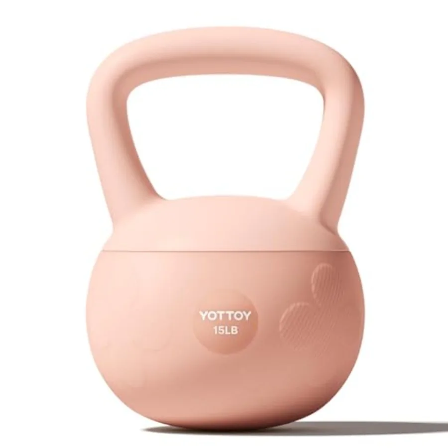 

Soft Kettlebell for Home Workouts Anti-Slip Wide Handle Strength Training Kettlebells Cushioned Base for Safety - Ideal for Men