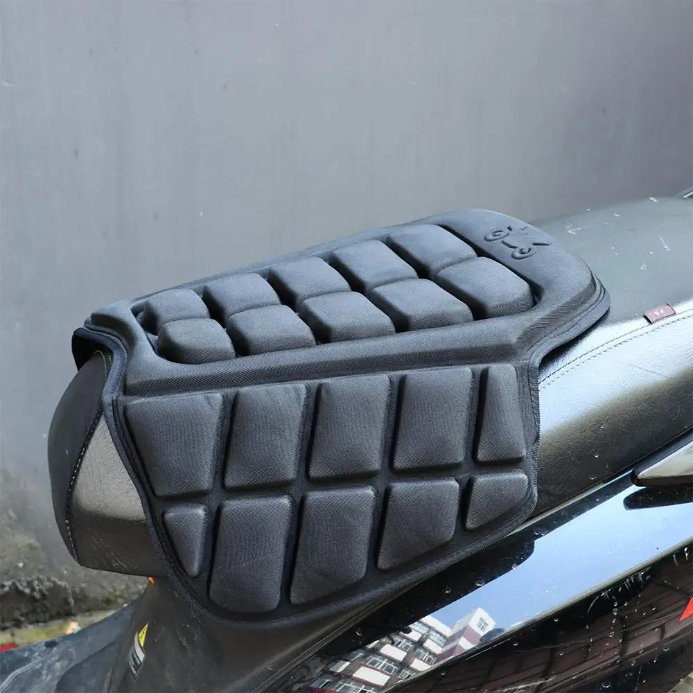 Housse de coussin de siège universelle en Gel pour moto, confort d'air 3D, soulagement de la pression