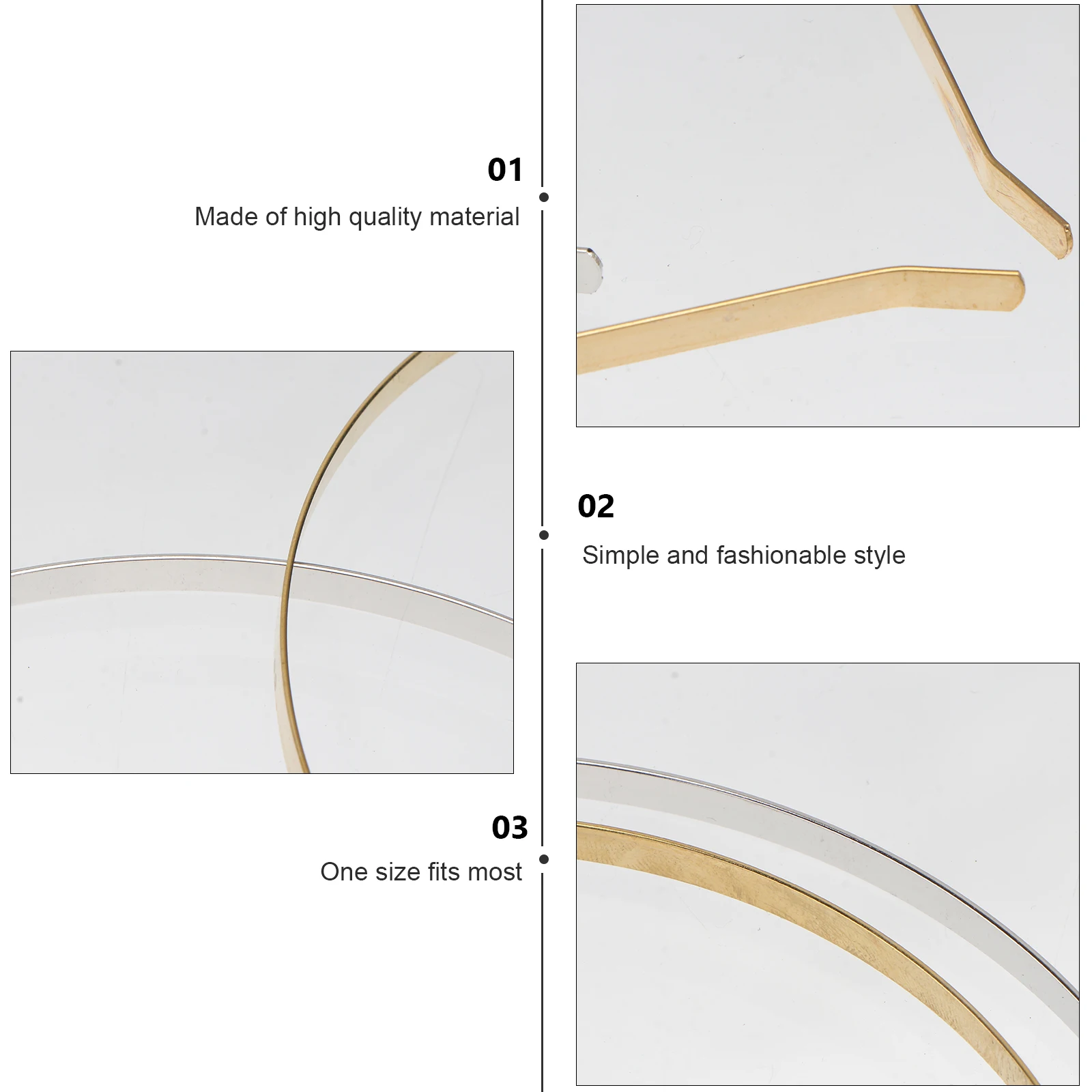 

30pcs Metal Hair Hoop Simple Ribbon Accessories Women DIY Headb s Girls Ring Hairstyle Party Hair Tools Styling