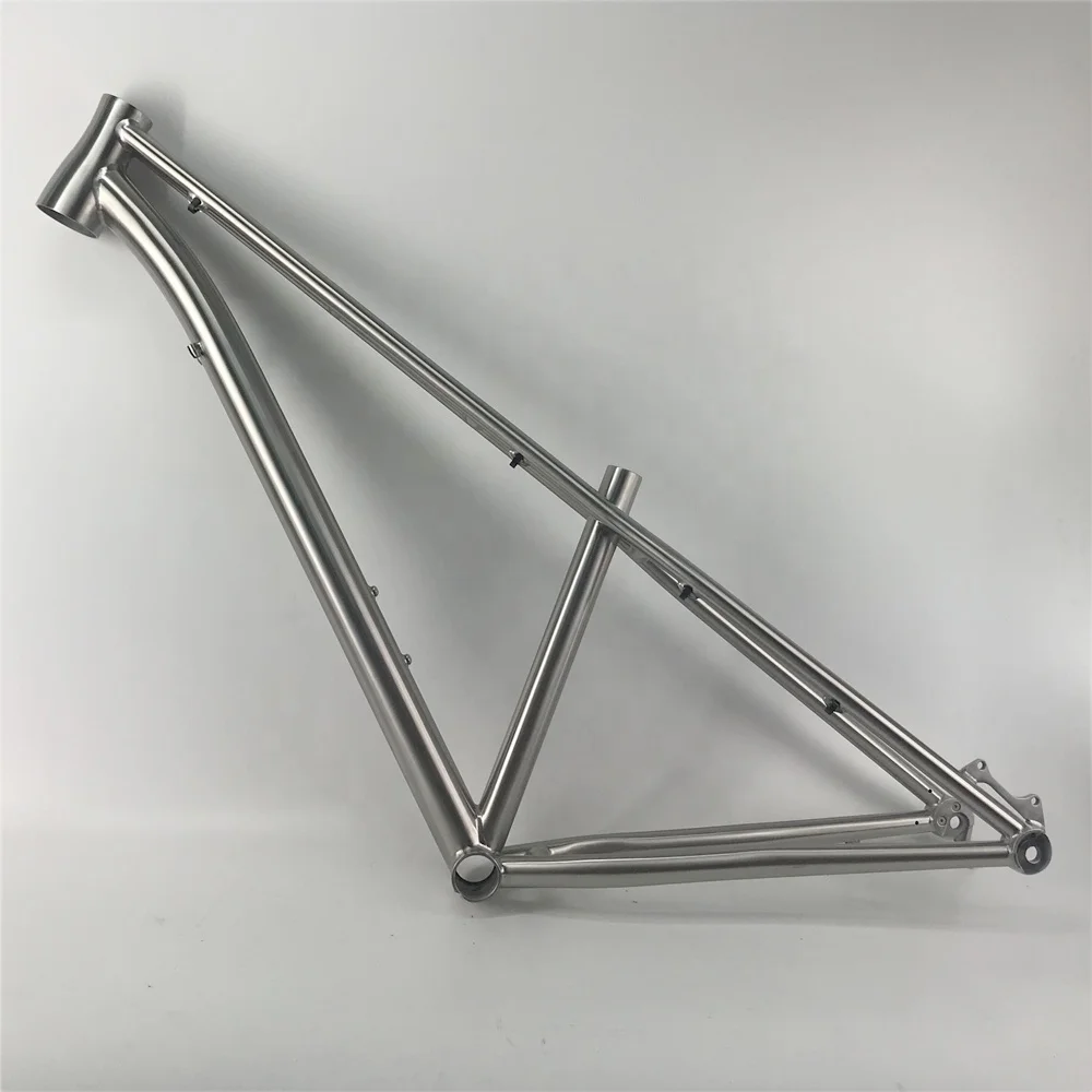 Custom Titanium 650B mountain bicycle frame for 27.5