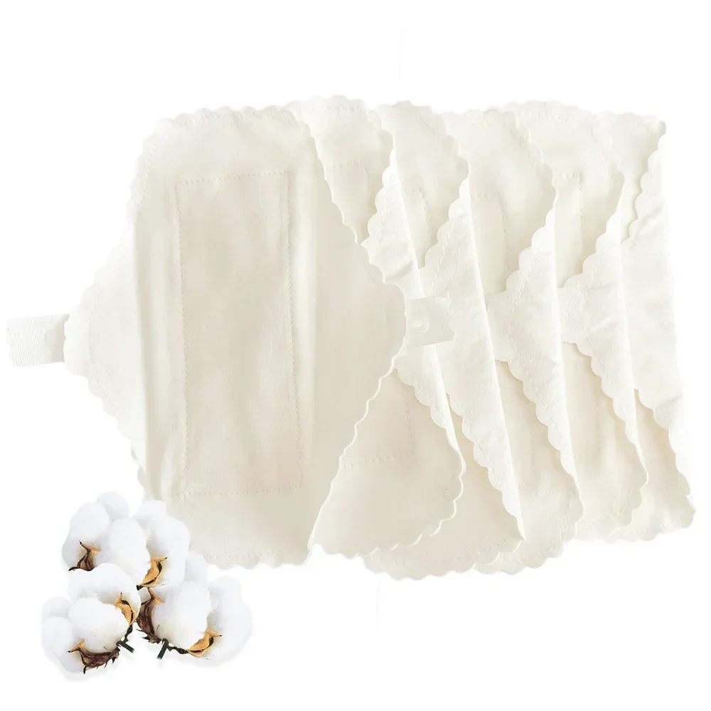 3Pcs Wasserdichte Slipeinlage Feminine Dünne Wiederverwendbare Sanitär Pads Zeitraum Höschen Auslaufsicher Baumwolle Pad Waschbar Hygiene Liefert – Detail 9