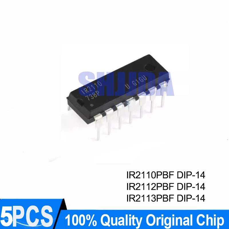(5 Pieces) IR2110 IR2112 IR2113 IR2110PBF IR2112PBF IR2113PBF DIP-14 IC Chip Original New
