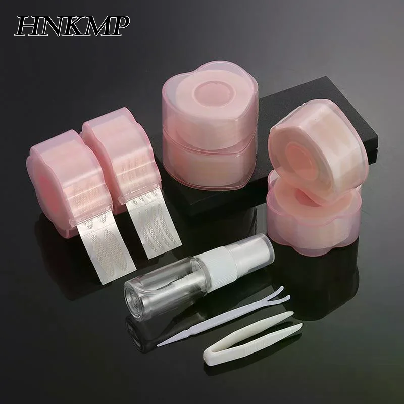 360Pcs/Roll Skin Tone Invisible Tapes Double Stickers Eye Makeup Supplies For Hooded Eyes Lifter Strips Traceless Tape Adhesive