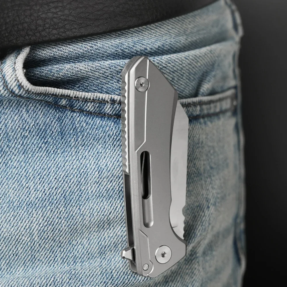 6.3 inch High Quality EDC Pocket Knife D2 Steel Outdoor Folding Knife Portable fruit knife for Self Defense Box Cutter Hiking